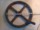 Vintage 13  Cast Iron Industrial Hand Wheel Wkm Vintage Steampunk Salvage Decor