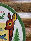 Vintage Smokey Bear Porcelain Sign Old Us Forest Service Prevent Camp Fires 12 