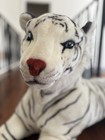 Melissa   Doug Giant Siberian White Tiger Plush Stuffed Animal Large Lifelike