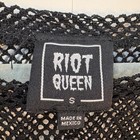 Riot Queen Vintage Mesh Top Size Small