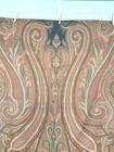 Antique Paisley Shawl Throw Woven 62x62 Original 19thc Cutter 