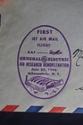 1946 First Jet Airmail Flight Cover - General Electric - Schenectady