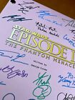 Star Wars  The Phantom Menace Script Replica - Signed - Autograph Reprints