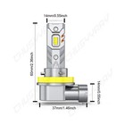 Led Headlight Hi Low Bulbs For Freightliner Cascadia 113 Tractor Truck 2008-2021