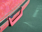 Vintage Samsonite Pink Marbled Barbie Silhouette Hard Case Luggage 22 X 16 X 8 5