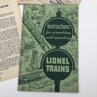 Vintage 1950s   Lionel Trains Manuals  Catalog   Asst  Operation Instructions   