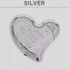 Vivienne Westwood Lighter Heart Shape Electronic Gas  Logo Silver Boxed Orb Box
