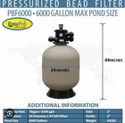 Easypro Pbf6000 Pressurized Pond Bead Filter