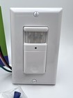 Motion Sensor Light Switch  Wall Plate Included  White  Ul Listed