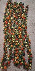 Vintage 1960s 1970s Mcm Christmas Tree Mantel Plastic Fruit Garland 20ft 