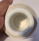 Antique French Pyrogene Ribbed Ceramic Match Striker Holder  White