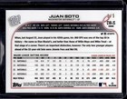 2022 Topps Chrome Juan Soto Red Wave Auto 1 5 Washington Nationals Cva-js