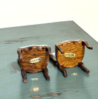 Vintage Dollhouse Furniture Concord Set Of Two Chairs Light Blue