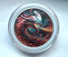 Fire Dragon - American Silver Eagle 1oz  999 Limited Edition Silver Dollar Coin