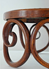 J j Kohn Art Nouveau Footstool C1890 Austria Bentwood Beech   Cane Antique