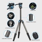 Sirui St-125 5-section Carbon Fiber Tripod   Va-5 Ultra-compact Video Head Kit 