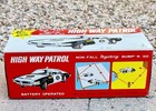 Vintage 1960s Taiyo Tin Battery Operated Non-fall Ford Toronado High-way Patrol