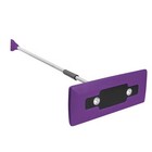 Snow Joe Compact 4-in-1 Telescoping Snow Broom   Ice Scraper   Led Light  Purple