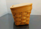 Vintage Longaberger Large Recipe Basket W  Lid 1998 Signed