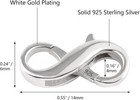 925 Sterling Silver Lobster Clasp 0 55x0 24