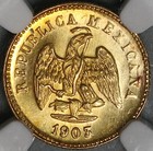 1903-mo Ngc Ms 65 Mexico Gold 1 Peso Gem Mint State Coin  22051401d 