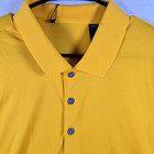 Adidas Men s 2xl A230 Performance Polo Short Sleeve Shirt Team College Gold Logo