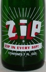 Vintage Soda Pop Bottle Zip 1969 Zip In Every Sip Slogan New Old Stock N-mint 