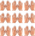 18 Sheets Henna Stencils Henna Tattoo Stencil Kit  Hand Henna Temporary Tattoo
