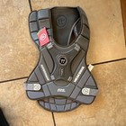 Warrior Nemesis Lacrosse Chest Pad Medium Black Adjustable Extra Padding