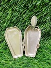 Skull Portable Ashtray Mini Ash Tray With Lids Smell Proof  Metal Coffin Shape