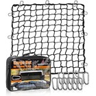  4    X 4    Large Cargo Net For Pickup Truck Bed Stretches To 7  X 7  For Truck 