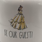 Rae Dunn Disney Princess Belle  be Our Guest  Cookie Jar Canister Beauty   Beast