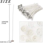 60 120 Candle Wicks 8 Inch Cotton Core Candle Making Supplies Pre Tabbed Diy Us