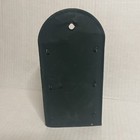 Vntg Matchstick Holder Tin Metal Wall Mnt Matchbox Antique Strike Plate Painted