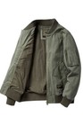 Men s Plus Size Zip Up Baseball Collar Bomber Jacket