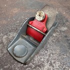 Vtg Stanley Small Mini Thumb Finger Wood Block Plane Usa 3 5  X 1   910 