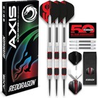 Precision 26g Tungsten Darts Set With Flights  Shafts    Wallet - Axis Series