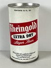Rheingold Extra Dry Lager Beer Can Vintage 12oz Steel Flat Top