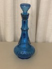 Vintage 1973 Jim Beam Choice Blue Glass Genie Bottle Decanter I Dream Of Jeannie