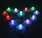 Multi-color Changing Led Very Bright Tealights  10 - Candles Battery Operated