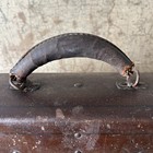 Antique Hard Case Leather Handle Wonderful Patina Doctor Medicine Bag Travel  