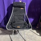 Nicec Ultralight High Back Folding Camping Chair Set 2 Back Packing Tailgating