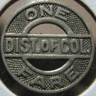 1950 Capital Transit Washington D c  Transit Bus Token - Dc District Of Columbia