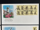 1738-42 Windmills  set Of 6  Fdc Fleetwood-jim Butcher Feb 7 1980 Lubbock Tx