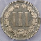 1865 Three Cent Nickel - Pcgs Pr 66