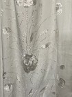 Vintage Mexican Huipil Embroidered Oaxaca Folk Dress Handmade Floral Boho