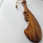 Ooak Rare Vtg Maori Waihaka Patu Short Club Tiki Wood Hand Carved New Zealand
