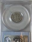 1881  Three 3 Cent Piece Nickel Pcgs Ms62