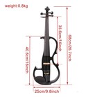 16 Inch 4 String Electric Viola Silent Suitable For Teen Student Black