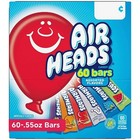 Airheads Chewy Candy Bars     60 Count Assorted Flavors  33 Oz Bag Free Ship